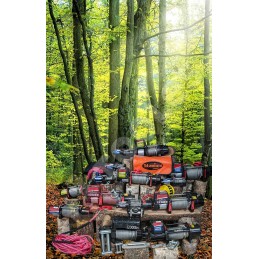 Slide guide for a 12v rope quad winch