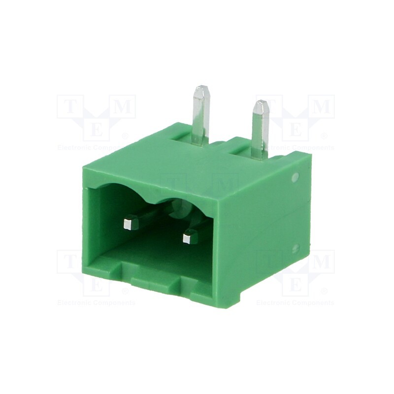 25 pcs x ADAM TECH - EBQA-02-D-C - Pluggable terminal block, 5.08mm, ways: 2, angled, socket, male
