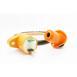 Ignition coil, spark plug with rubber pipe, 4T GY6 Tunin