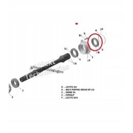 Engine sealant can am outlander renegade g1 g2 420850055 rear exit