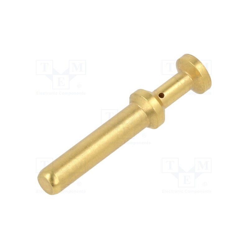 25 pcs x HARTING - 9322006114 - Contact, male, copper alloy, gold-plated, 1.5mm2, 16AWG, crimped