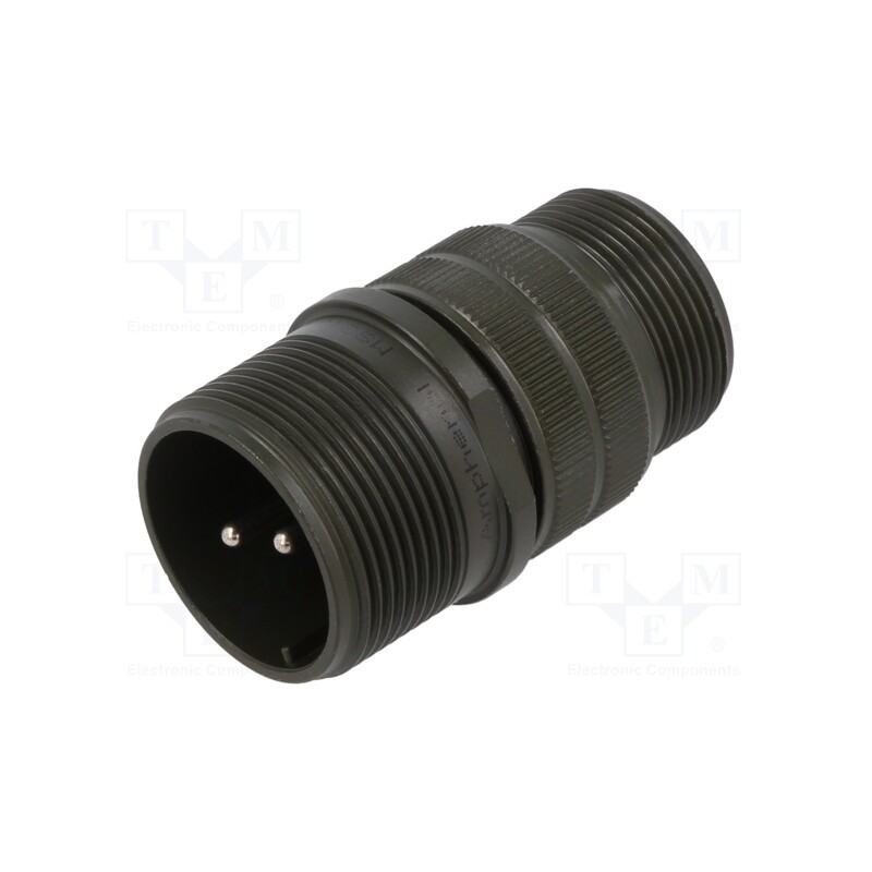 25 pcs x AMPHENOL - MS3101A 18-3P - Connector: circular, size 18, MS/DS, aluminium alloy, olive, plug