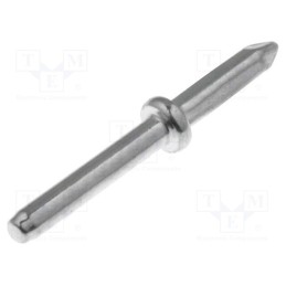 20 pcs x VOGT - 1364G.68 - Tip: solder pin, THT, tinned, brass, Ø: 1mm, Overall len: 11mm