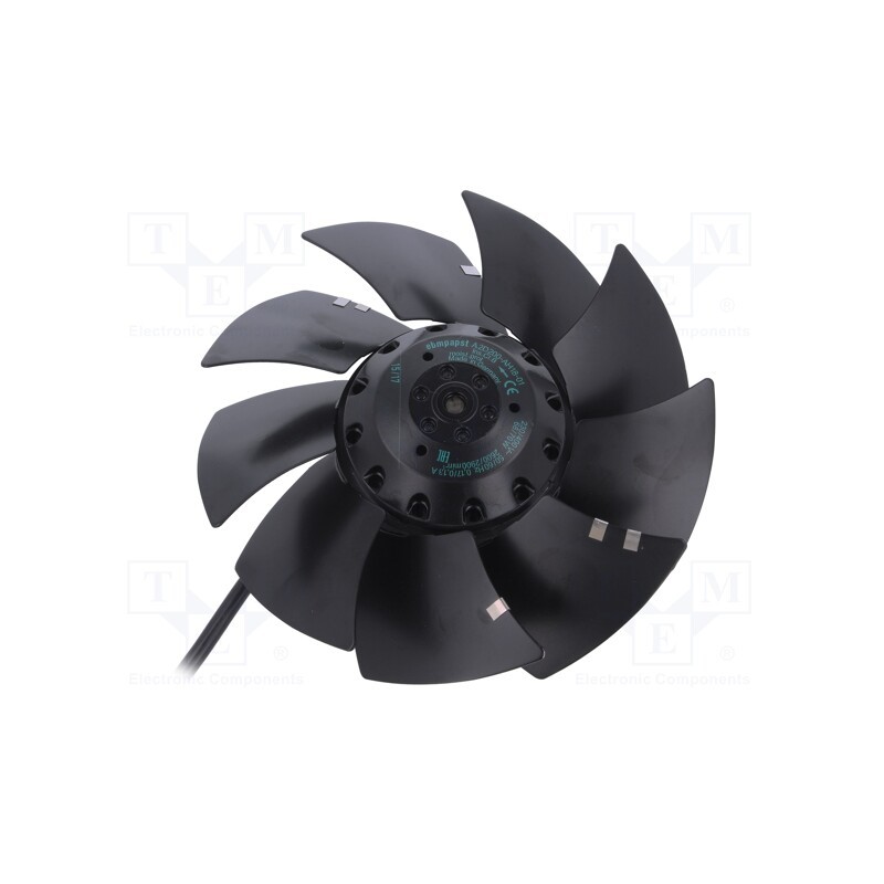 1 pcs x EBM-PAPST - A2D200-AH18-01 - Fan: AC, axial, 400VAC, Ø197x62mm, 940m3/h, ball bearing, 2600rpm