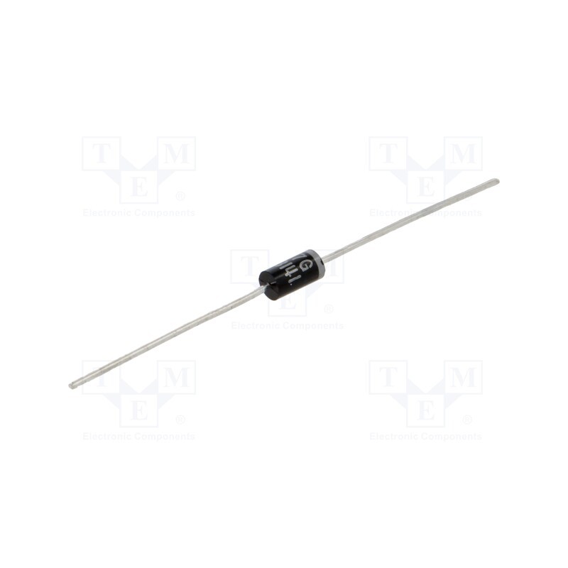 5 pcs x SMC DIODE SOLUTIONS - RL207GTA - Diode: rectifying, THT, 1kV, 2A, , DO15, Ufmax: 1.1V, Ir: 5uA