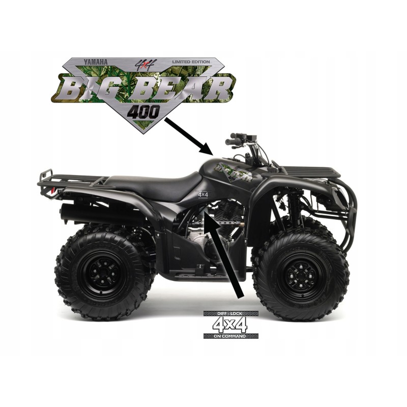 Yamaha Big Bear quad stickers to choose from 350 400