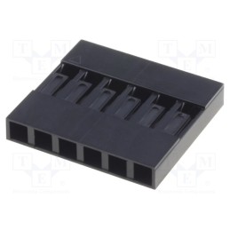 20 pcs x ADAM TECH - MTE-06 - Plug, pin strips, MTE, female, PIN: 6, w/o contacts, 2.54mm, 1x6