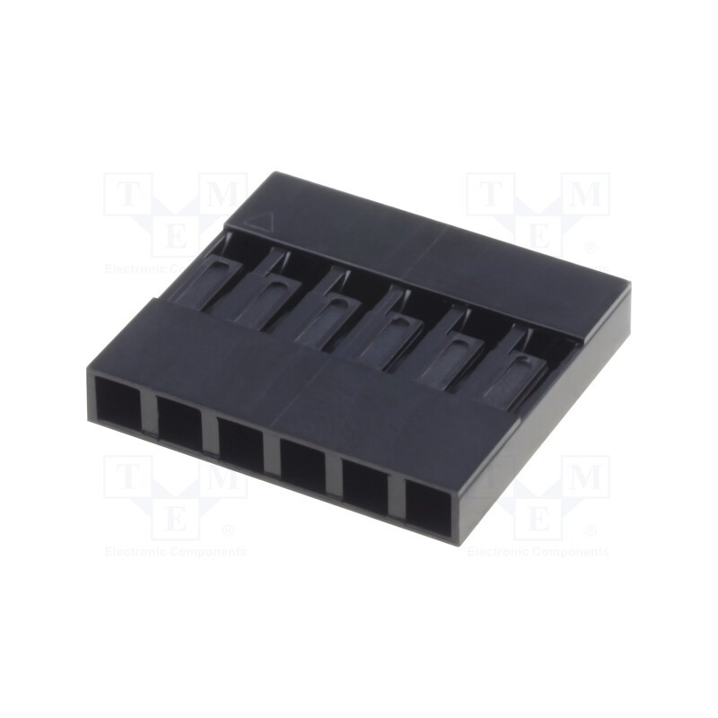20 pcs x ADAM TECH - MTE-06 - Plug, pin strips, MTE, female, PIN: 6, w/o contacts, 2.54mm, 1x6
