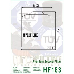 Oil filter hiflofiltro hf183 piaggio vespa gts