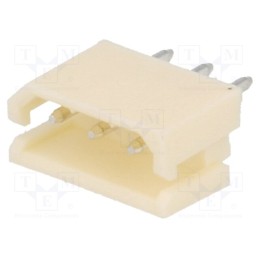 20 pcs x JOINT TECH - A2506WV-3P - Socket, wire-board, male, A2506, 2.5mm, PIN: 3, THT, 250V, 3A, tinned