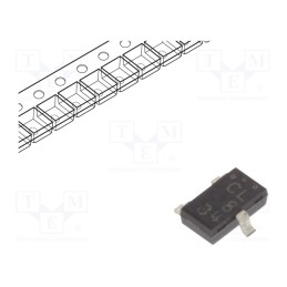 5 pcs x ONSEMI - 30C02CH-TL-E - Transistor: NPN, bipolar, 30V, 0.7A, 0.7W, SOT23
