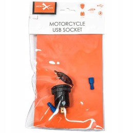 Motorcycle usb socket 12v usb 3 1a ip54 led