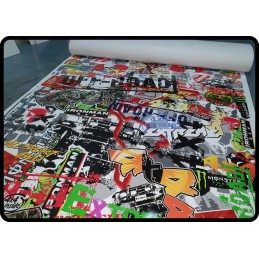 New 4x4 off road stickerbomb foil by the meter