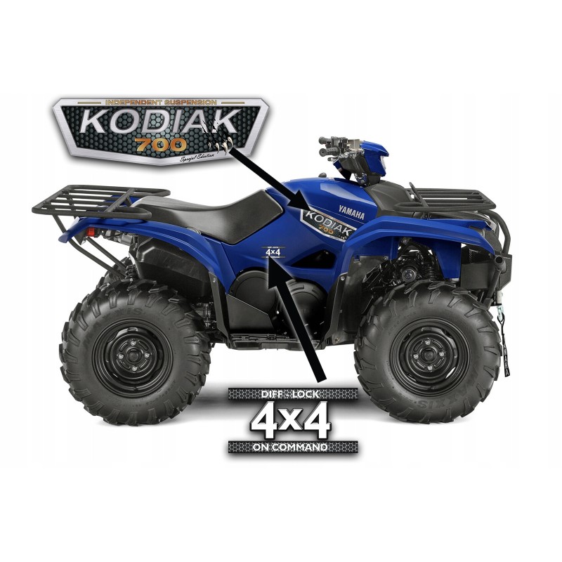 Yamaha kodiak stickers all models