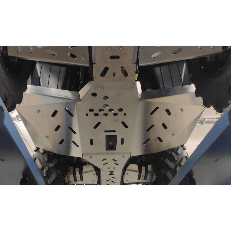 Aluminum bottom covers for Polaris 570 Big Boss 6x6