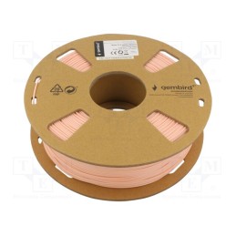 1 rol x GEMBIRD - 3DP-PLA-01-MTP - Filament: PLA-MATT, 1.75mm, pink, 190÷220°C, 1kg