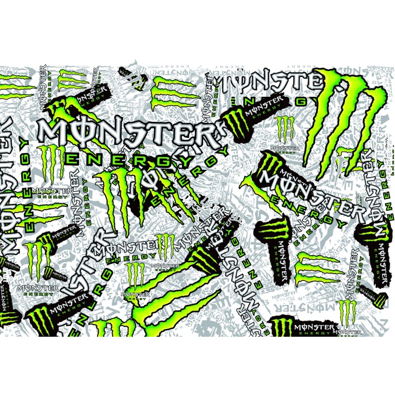 Monster Stickerbomb foil by the meter is a hit