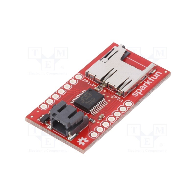 1 pcs x SPARKFUN ELECTRONICS - WIG-11125 - Module: audio, audio files playing module, 3.3VDC, IC: WTV020SD