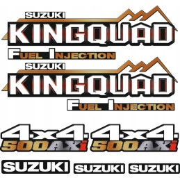 Stickers for suzuki kingquad 450 700 750 quad bike