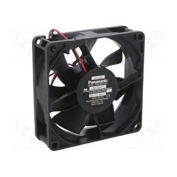1 pcs x PANASONIC - ASFP84371 - Fan: DC, axial, 12VDC, 80x80x25mm, 44.4m3/h, 19dBA, ball bearing