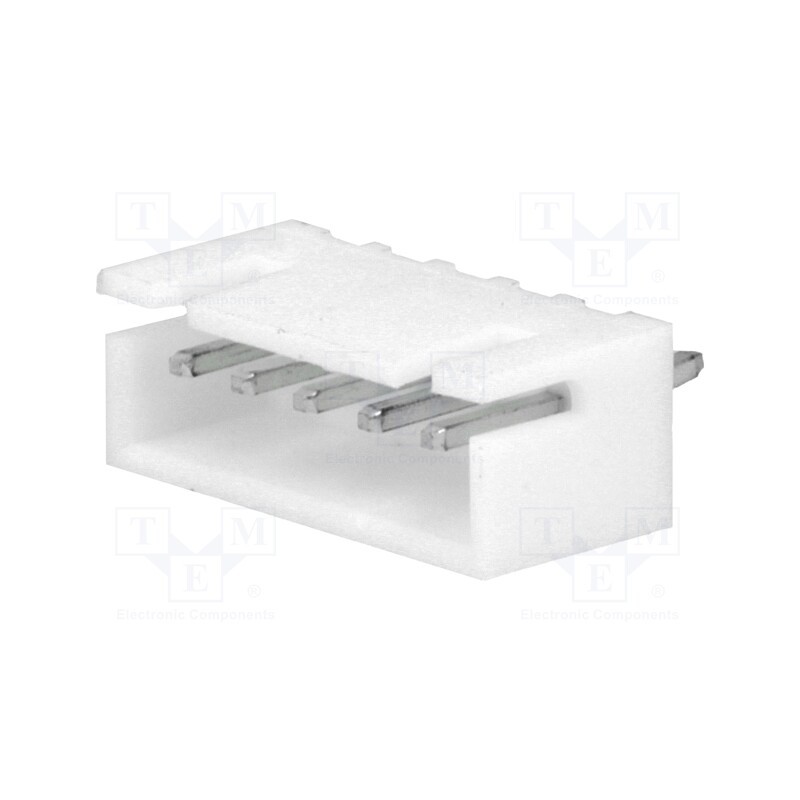 20 pcs x JOINT TECH - A2501WV-5P1 - Socket, wire-board, male, A2501, 2.5mm, PIN: 5, THT, 250V, 3A, tinned