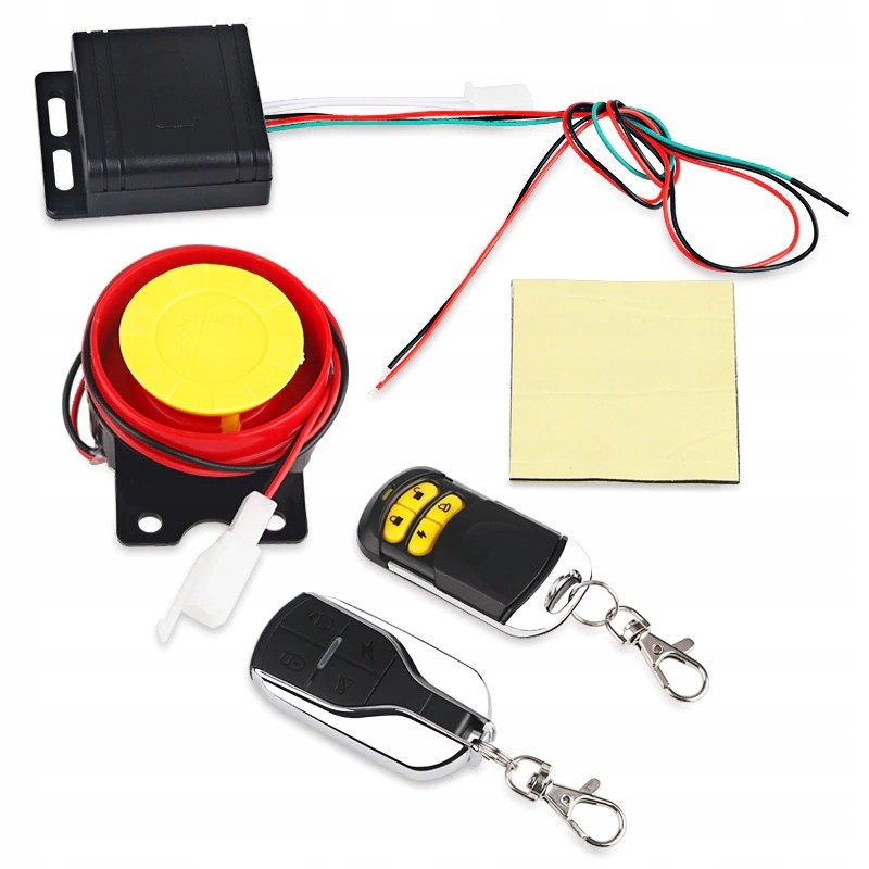Motorcycle alarm, starting from the quad scooter remote control