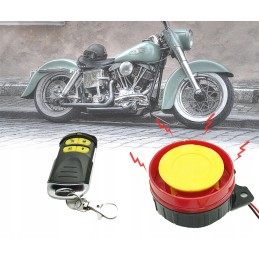 Motorcycle alarm, starting from the quad scooter remote control