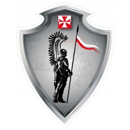 Polish hussar reflective hussar sticker