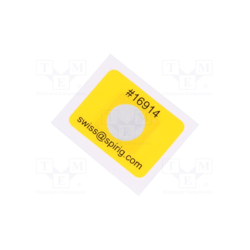 1 pcs x SPIRIG - CDJ-121 - Temperature indicator, 121°C, °C, 19x25mm, Jumbo-CelsiDot