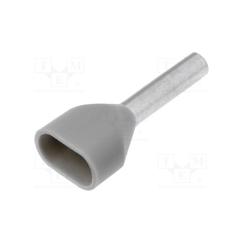 20 pcs x WEIDMu00dcLLER - 9037410000 H0,75/14D ZH GR - Tip: bootlace ferrule, insulated,double, copper, 0.75mm2, 8mm