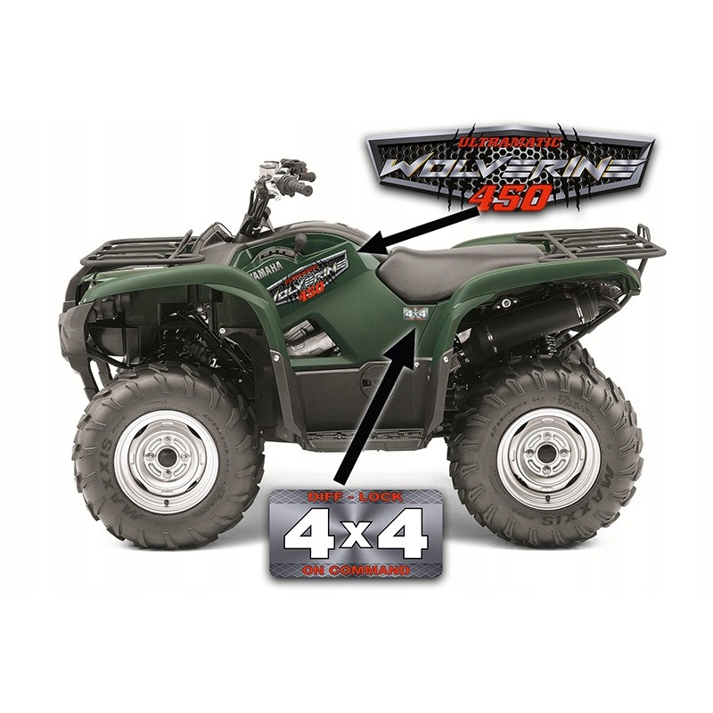 Yamaha Wolverine stickers all models