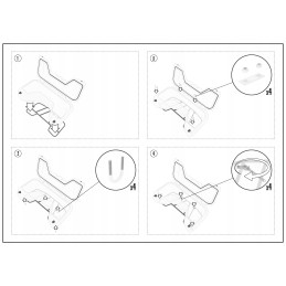 Rear case atv gka cfmoto cforce 625 2022
