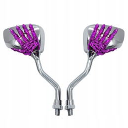 Mirrors chrome quad motor hand skeleton m8 m10