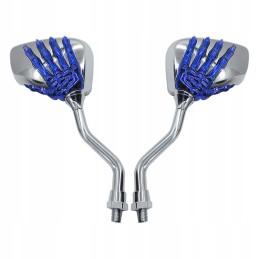 Mirrors chrome quad motor hand skeleton m8 m10