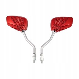 Mirrors chrome quad motor hand skeleton m8 m10