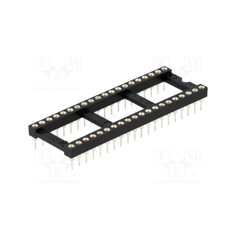1 pcs x CONNFLY - DS1001-01-40BT1WSF6S-JKB - Socket: integrated circuits, DIP40, Pitch: 2.54mm, precision, THT