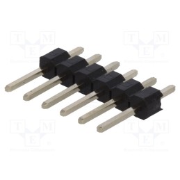 20 pcs x CONNFLY - DS1021-1*6SF11-B - Pin header, pin strips, male, PIN: 6, straight, 2.54mm, THT, 1x6