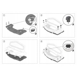 Front case atv gka cfmoto 520 2023 with base