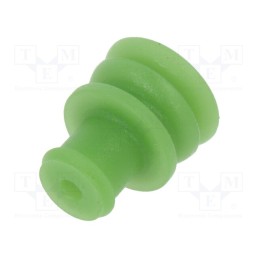 20 pcs x TE Connectivity - 281934-4 - Accessories: gasket for wire, Superseal 1.5, green, Øout: 6.1mm