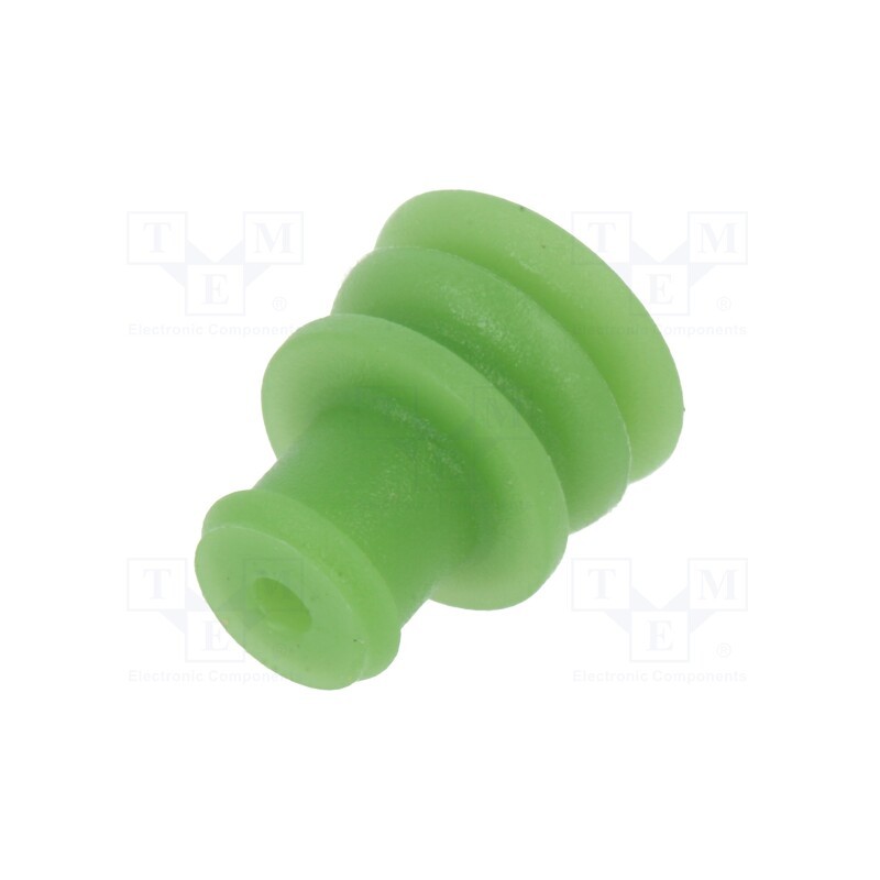 20 pcs x TE Connectivity - 281934-4 - Accessories: gasket for wire, Superseal 1.5, green, Øout: 6.1mm