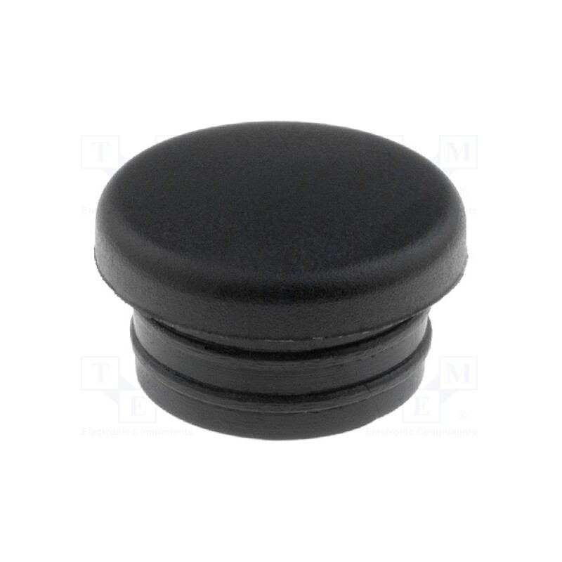 10 pcs x FIX&FASTEN - FIX-MHD-8 - Stopper, elastomer thermoplastic TPE, Øhole: 8.2mm, H: 5.7mm