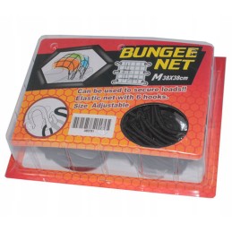 Luggage net black 38x38cm motorcycle quad atv