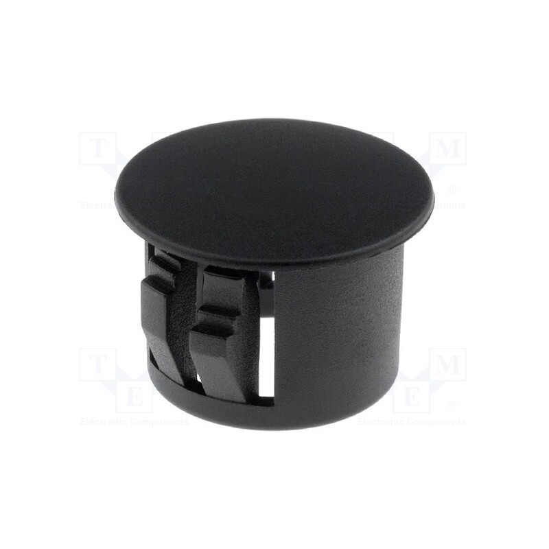 10 pcs x FIX&FASTEN - FIX-M12 - Stopper, polyamide, Wall thick: 3.3mm, H: 10.1mm, black