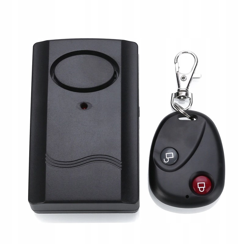 Battery-operated alarm, wireless remote control, quad motor