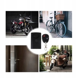 Battery-operated alarm, wireless remote control, quad motor