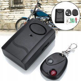 Battery-operated alarm, wireless remote control, quad motor