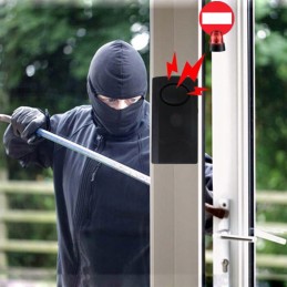 Battery-operated alarm, wireless remote control, quad motor