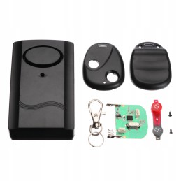 Battery-operated alarm, wireless remote control, quad motor