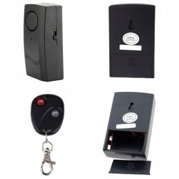 Battery-operated alarm, wireless remote control, quad motor