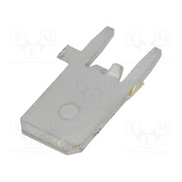 20 pcs x TE Connectivity - 1217861-1 - Terminal: flat, 6.3mm, 0.8mm, male, THT, brass, tinned, straight